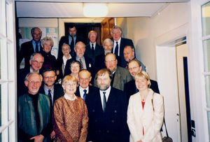 Reunion of former and then members of the board of the Danish Santal Mission, 9 December 1999