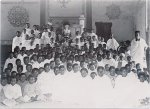 Sunday school in the Church of Miarinarivo, in Madagascar