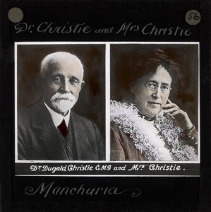 Dr Dugald Chrsitie and Mrs Christie, Manchuria, ca. 1920