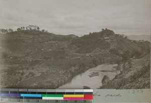 Ambohimanga town from the north, Ambohimanga, Madagascar, ca.1908