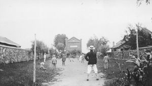 Sports ground at boys' schools in Kwandian