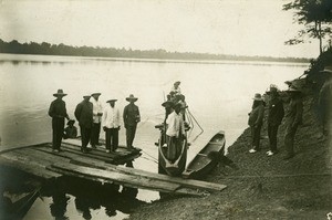 Landing stage of Samkita, in Gabon