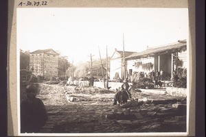 Chinese house with fortifications