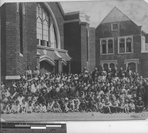 Maryknoll Fathers and Sisters with Japanese Mission at Dalian, China, 1932