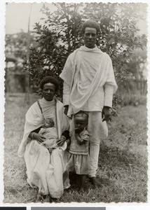 Ethiopian family, Ethiopia, ca.1939