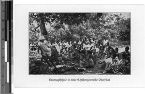 Sunday school in a Christian parish, East Africa