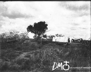 Construction site, Catembe, Mozambique, ca. 1896