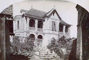 Mission school building in Madagascar