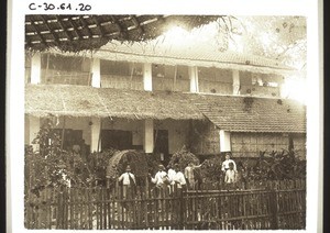 Home for schoolgirls in Kalikut seen from the courtyard - formerly a girls' boarding school