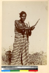 Ahsanti executioner, Kumase, Ghana, ca.1885-1895