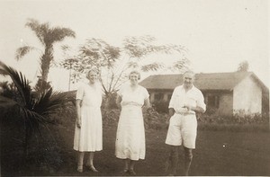 Mr and Mrs Roberts and E.G, Nigeria, 1932