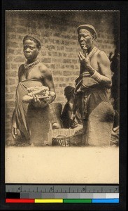 Women standing in a market, Congo, ca.1920-1940