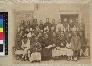 Group portait of first Presbytery meeting, Quan·zhou, Fujian Province, China, 1893