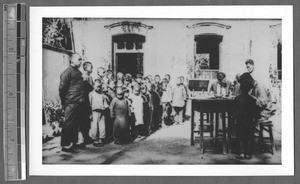 Health care for children, Jinan, Shandong, China, ca.1940