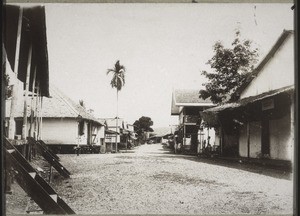 Das chinesische Viertel des Dorfes Puruk-Tjahu