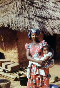 Mboum woman and child, Ngaoundéré, Adamaoua, Cameroon, 1953-1968