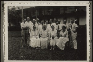 Missionaries' Conference in Kumase in 1934 with Inspector Kellerhals