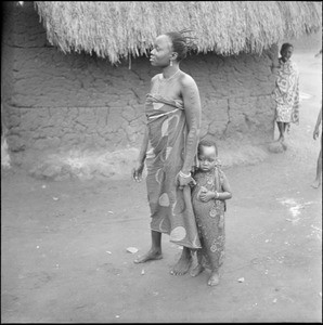 Young African woman with her child