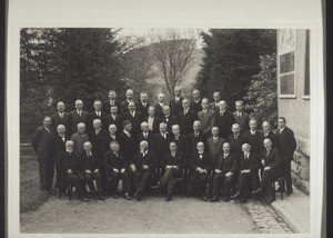 Dedication of the convalescent Home for Tropical Diseases in Tübingen, 192