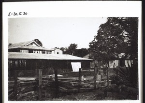 Schuppen der Missionshandlung Bonaku (Duala)