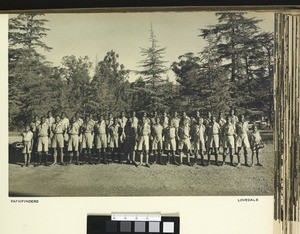 Scouting movement, Lovedale, South Africa, ca.1938