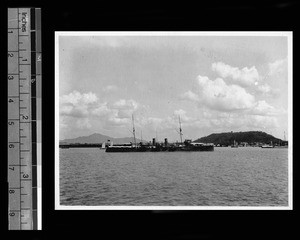 Chinese cruiser, Nanjing, Jiangsu, China, ca.1926