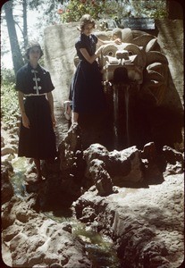 Women at monument