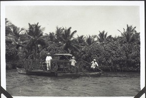 Crossing the river with the car