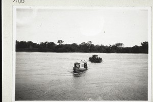 Ferry in Sankyi on the way from Odumase to Anum and Ho