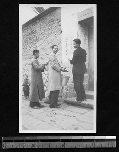 New Life Movement work in village near Fukien Christian University, Fuzhou, Fujian, China, 1934