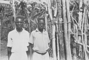 To af de veluddannede sygeplejere på Ndolage Hospital i Kageraregionen, Tanganyika (fra 1964 Tanzania). Anvendt i: Dansk MissionsblaD nr 15/1952