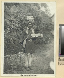 Postman, Dalhousie, India, ca.1900