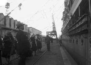 Ship about to leave Maputo harbour, Maputo, Mozambique