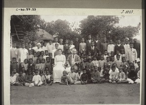 Basel Mission school in Adkatbail, Kasergod. Rev. and Mrs Dürr