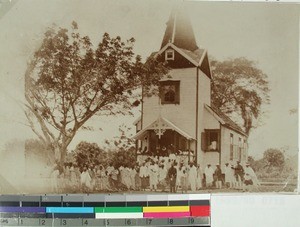 Bethel Mission Station, the church , Morondava, Madagascar, ca.1886