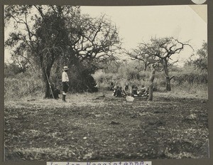 Masai people in the steppe, Tanzania, ca.1929-1940