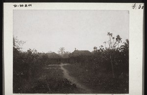 Croboplantage. Häuser mit Säulengängen