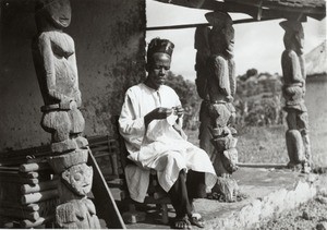 Bamum craftsman, in Cameroon