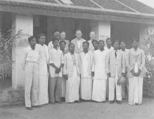 Gurukul Lutheran Theological College, Madras (Chennai), South India. Gurukul students and profe