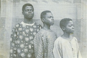 Three boys, in Gabon