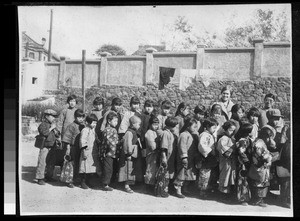 Students at Lutheran school, Qingdao, Shandong, China, 1929