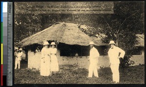 Minister of the Colonies visits a Protestant mission, Congo, ca.1900-1930