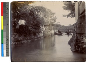 River with boats, Jieyang, China, ca.1913-1923