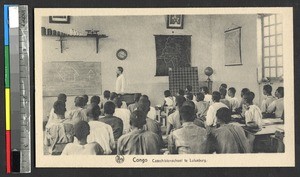 Catechists in class, Kalamba, Congo, ca.1920-1940