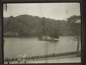 Little lake in Kandy, seen from the temple