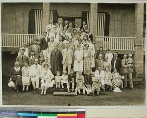 Missionary conference, Ivory, Fianarantsoa, Madagascar, 1932