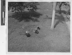 Postulants working at Jiangmen, China, 1948