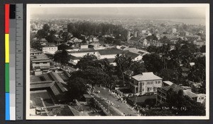 Aerial view of Lagos, Nigeria, ca.1920-1940