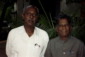 Rev Gideon Devanesan, senere biskop i ALC og Rev.Apollo Peter Madras