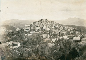 Church and french mission station of Fianarantsoa, in Madagascar